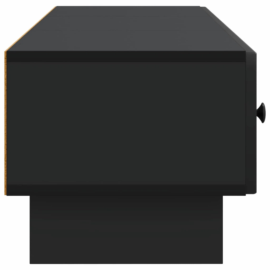Mobile TV Nero 147 x 34,5 x 30 cm Legno ingegnerizzato 894016
