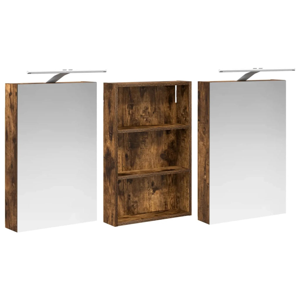 Set di Armadi da Bagno 3 pz 120 x 10,5 x 60,5 cm 3403740