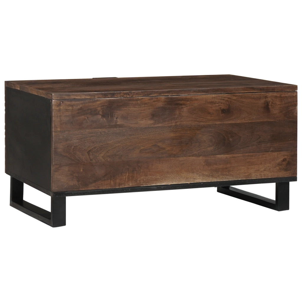 Tavolino da caffÃ¨ 80x50x40 cm Legno massello di mango e legno ingegnerizzato