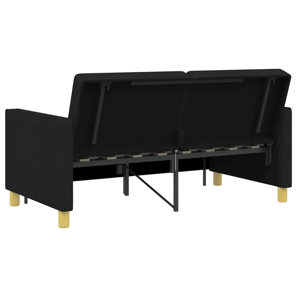 Divano letto | Sof¨¤ letto | Letto singolo Estraibile Nero Tessuto