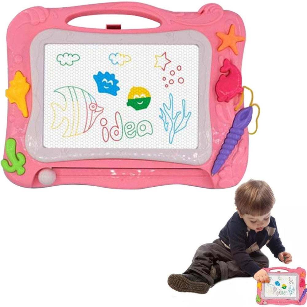 Trade Shop - Tavolo Da Disegno Magnetico Per Bambine Lavagnetta Cancellabile Gioco Educativo -