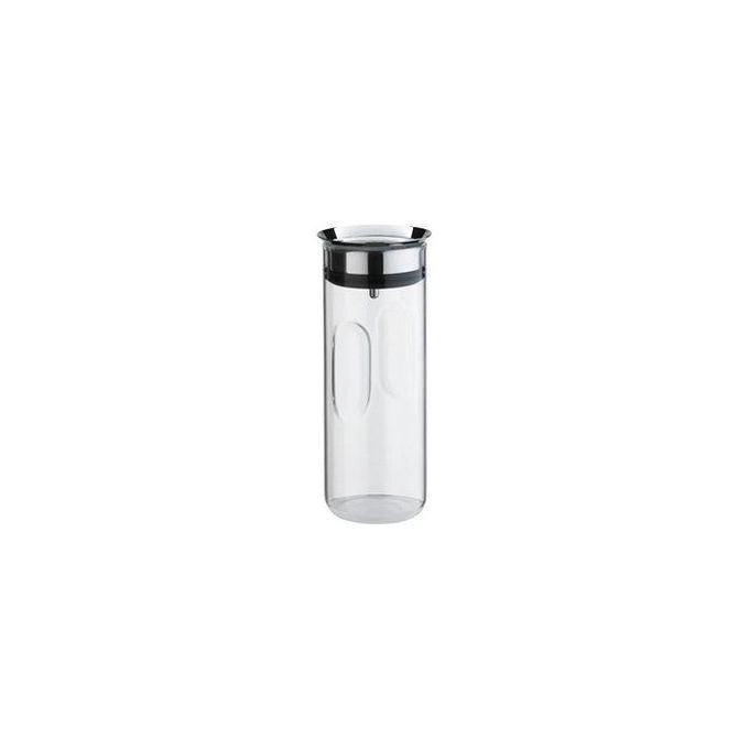 WMF 651046040 Motion Caraffa 0,8 L in Vetro Borosilicato con Chiusura Automatica CloseUp e Filtro per Ghiaccio colore Nero