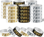 Polsbandjes in Papier - 600 Stuks - Acqua-Resistenti - Adatti per Eventi e Festival - 25 cm/10 pollici - 3 Colori - Cinture di Festa