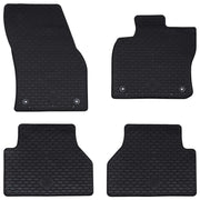 Tappetino per Auto 4 pcs Nero adatto per VW CADDY 2020- Gomma 42029078