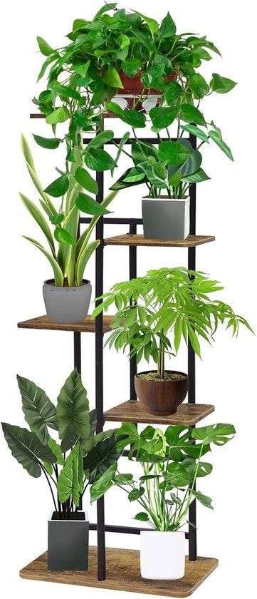 Recinzione a fiori in legno - Supporto per piante per interni ed esterni - 5 strati