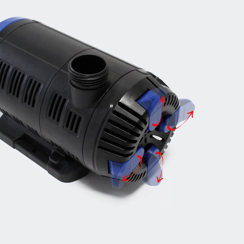 Pompa per acqua da laghetto filtro filtrazione a ruscello acquario ecologico laghetto piccolo eco 8000l/h 80 Watt 4216099