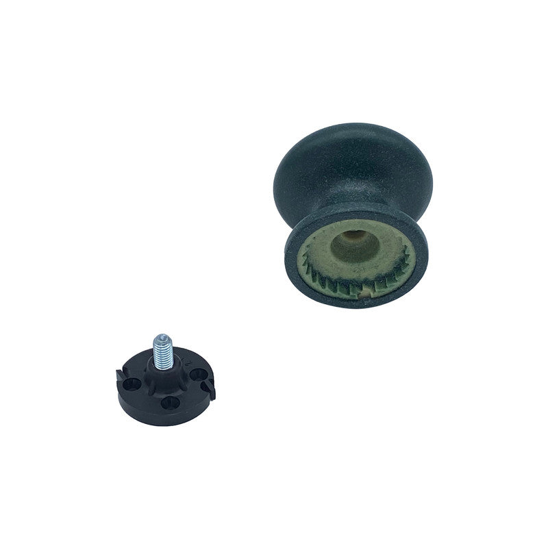 Pomolo fisso per porta SAGUATTI 873/70SAB in alluminio verde opaco