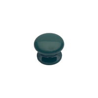 Pomolo fisso per porta SAGUATTI 873/70SB in alluminio verde lucido