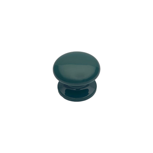 Pomolo fisso per porta SAGUATTI 873/70SB in alluminio verde lucido