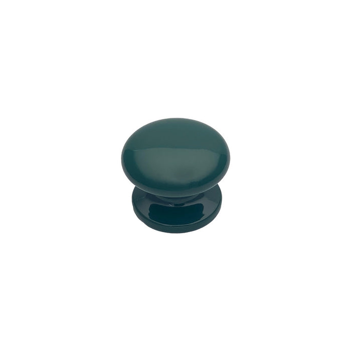 Pomolo fisso per porta SAGUATTI 873/70SB in alluminio verde lucido