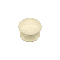 Pomolo fisso per porta SAGUATTI 873/80KB in alluminio bianco lucido