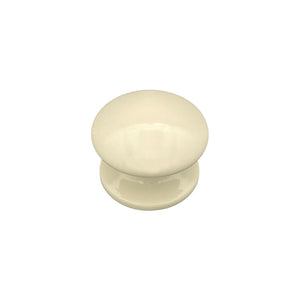 Pomolo fisso per porta SAGUATTI 873/80KB in alluminio bianco lucido