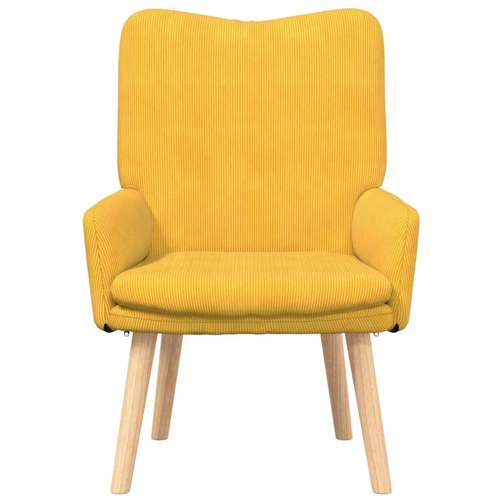 Poltrona-Divano Sedia Giallo Chiaro 63 x 67 x 94 cm Tessuto