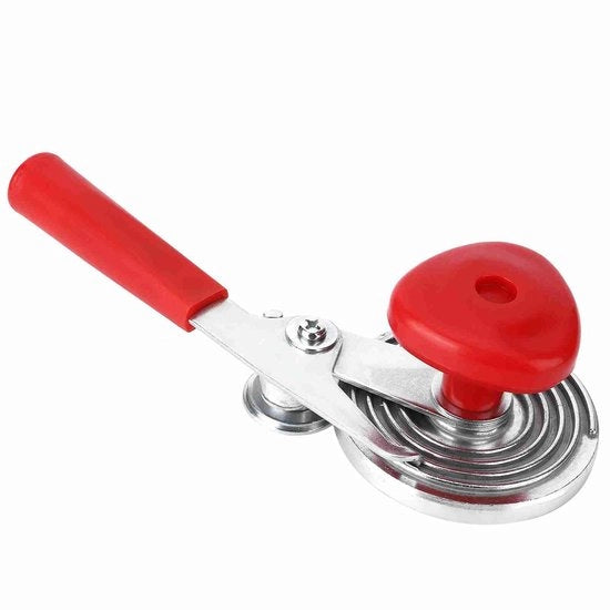 Macchina per sigillare pentole a mano - Sigillatore pentole - Apparecchio per applicare cerniere - Acciaio Lungo - Duraturo - Resistente alla lavastoviglie - Chiusura pentola