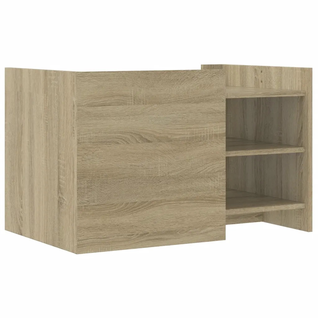 vidaXL Tavolino da Salotto Rovere Sonoma 80x50x50 cm Legno Multistrato