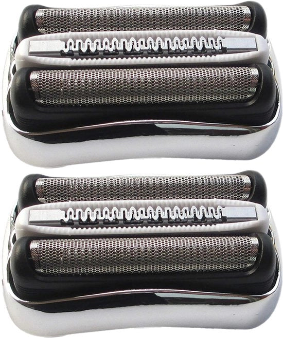 Sostituzione testa rasatura 32S - Adatto per elettrotoghi serie 3 Braun 300S, 301S, 310S, 320S, 330S, 340S, 360S, 3000S, 3010S, 3020S, 3030S, 3040, 350CC, 370CC, 3050CC - 2 pezzi