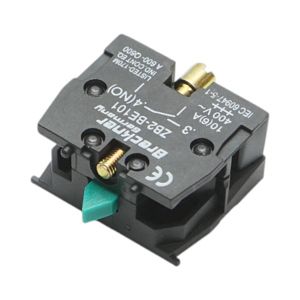 Blocco contatti ausiliari 1NO, 400V/10A 22mm LAY5 Breckner Germany