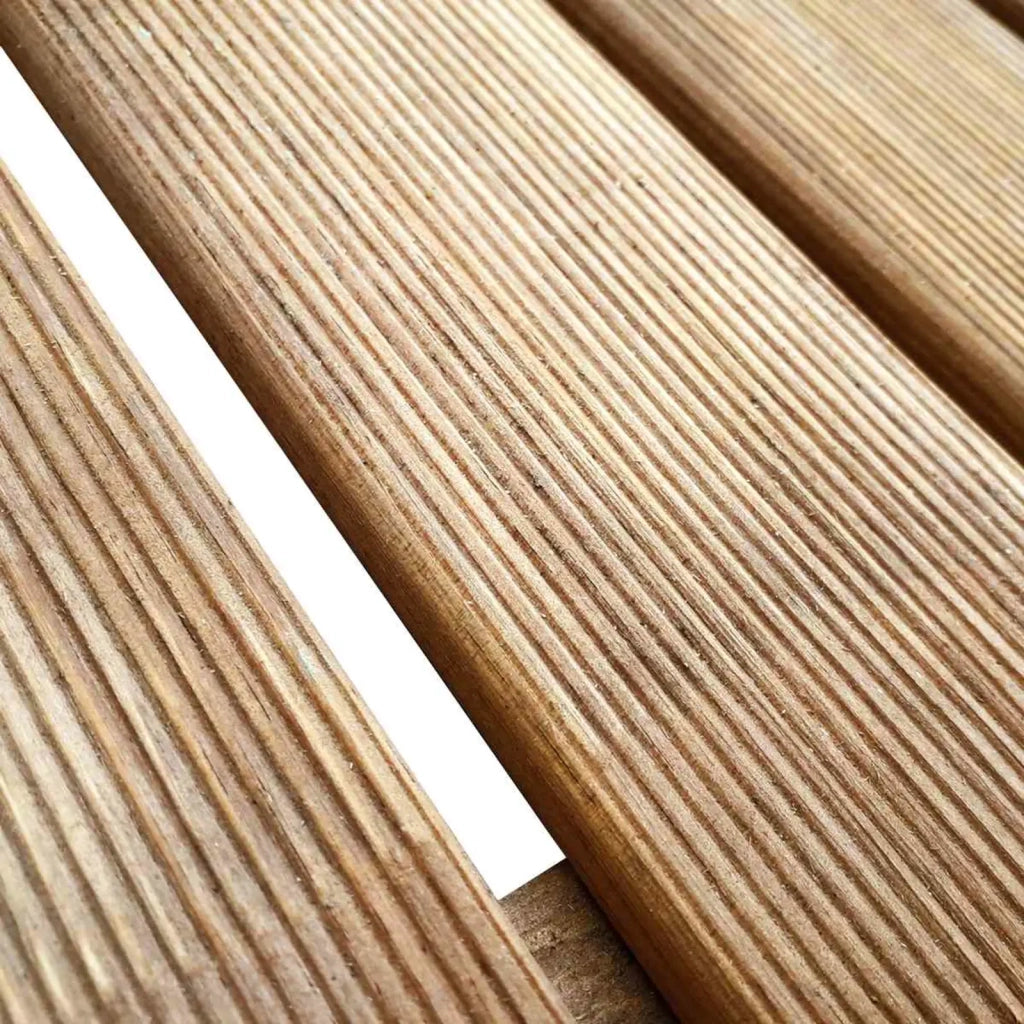 Piastrella per Decking 30 pcs Marrone 50 x 50 cm 3444826
