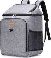 Borsa a pelo di coniglio 26 litri, termica, borsa da picnic, borsa isolata, morbida, a doppia pelle, per picnic/BBQ/camping/uscite/wi-fi