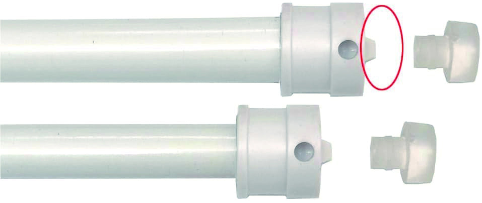 STANGHETTA ESTENSIBILE UNIVERSALE ONLY ONE Col. Argento cm. 37÷63 - pz. 2 10.00 confezioni