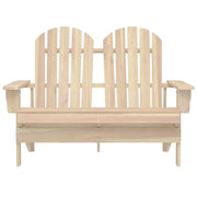 Sedia da Giardino Adirondack a 2 Posti in Legno di Abete 315902