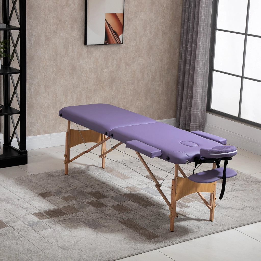 Tavolo Pieghevole Regolabile ¨C zephmum ¨C 210x81cm Viola