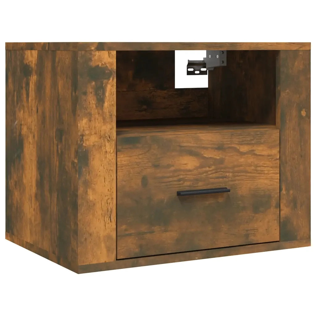 Comodino a Muro Rovere Fumo 50x36x40 cm cod mxl 30707