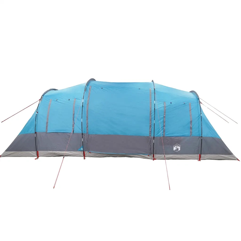 vidaXL Tenda da Campeggio a Tunnel per 4 Persone Blu Impermeabile