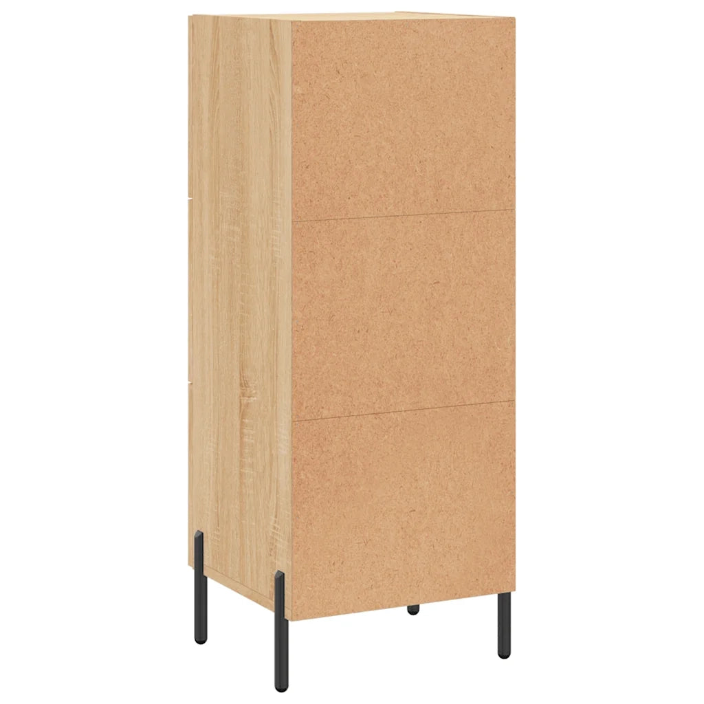 Credenza | Madia | Buffet da pranzo | Armadio da pranzo Rovere Sonoma 34,5x34x90 cm in Legno Multistrato