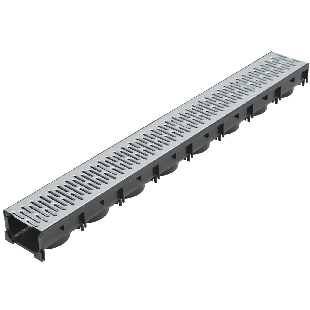 Canalette di Drenaggio 6 pz Acciaio Zincato 6 m 142879