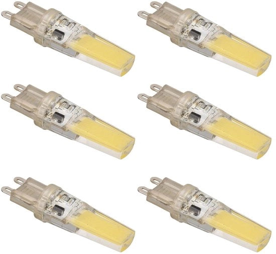 Lampada a LED 6 pezzi - Dimmerabile - Efficente - Rapido riscaldamento - Design 360 gradi - Per lampadine da soffitto/luci a panno - Lampada LED