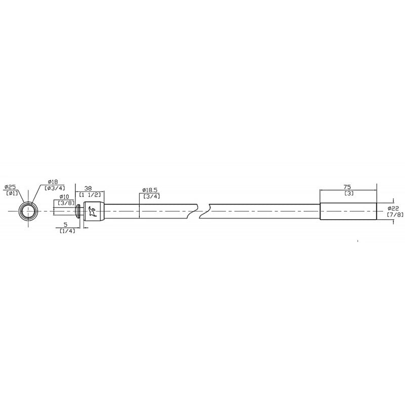 PALO PER SISTEMA SUNSHADE MT.1,7 POLE FOR SUNSHADE SYSTEM MT 1.215