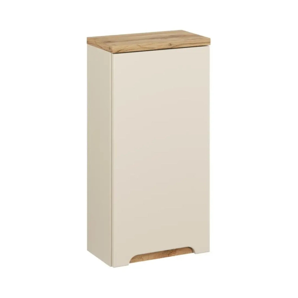Set ERMANO cachemire 130cm: mobile sottolavabo + lavabo incassato + mobili sospesi e da appoggio
