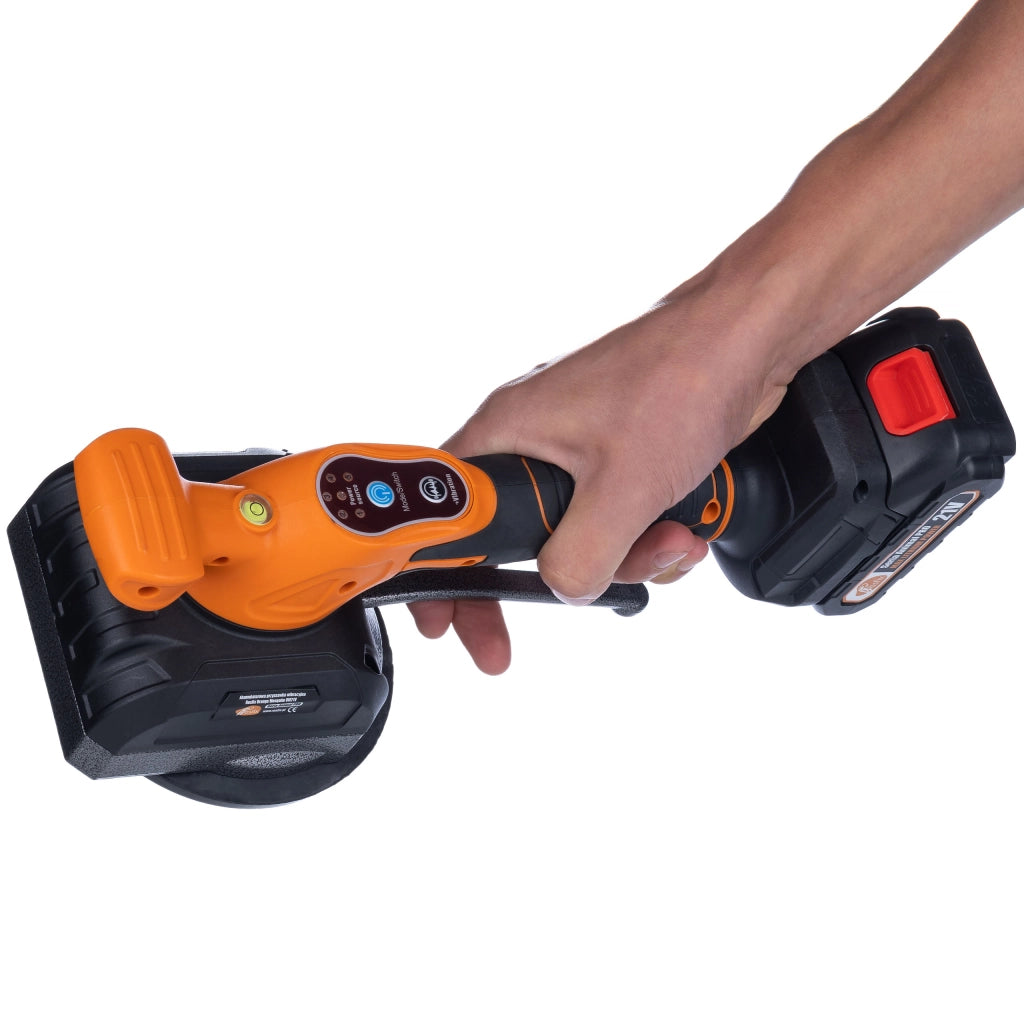 Pompa a Vuoto Vibrante Senza Fili Orange Mosquito OM21V – 21V, 800W, 120kg | Set con 2 Batterie e Valigetta
