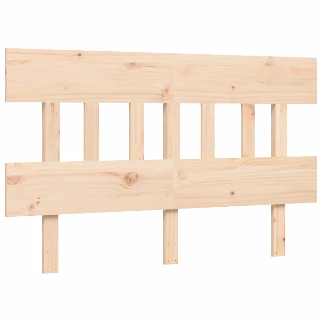 Letto per Anziani con Testiera 120x200 cm in Legno Massello 3195411