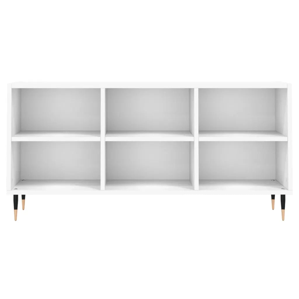 Mobile Porta TV Bianco 103,5x30x50 cm in Legno Multistrato 826980
