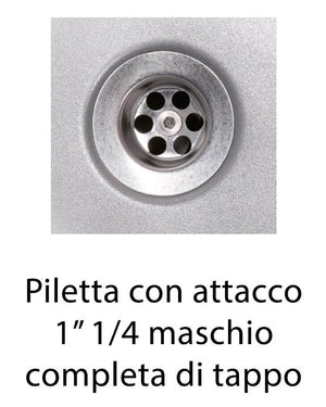 Secchiello da Terra per Fontane da Giardino in Ferro Belfer 42/U Antracite