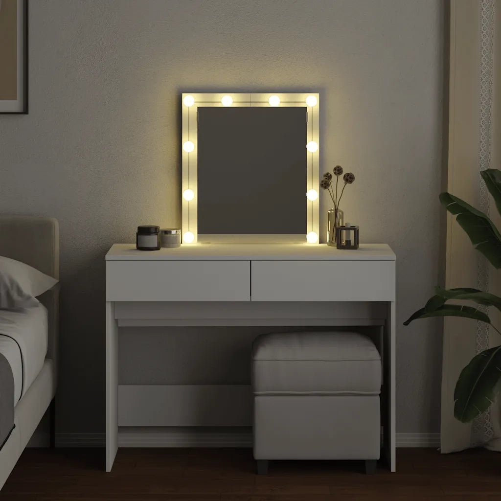 Toeletta con LED Bianco 100x40x130 cm