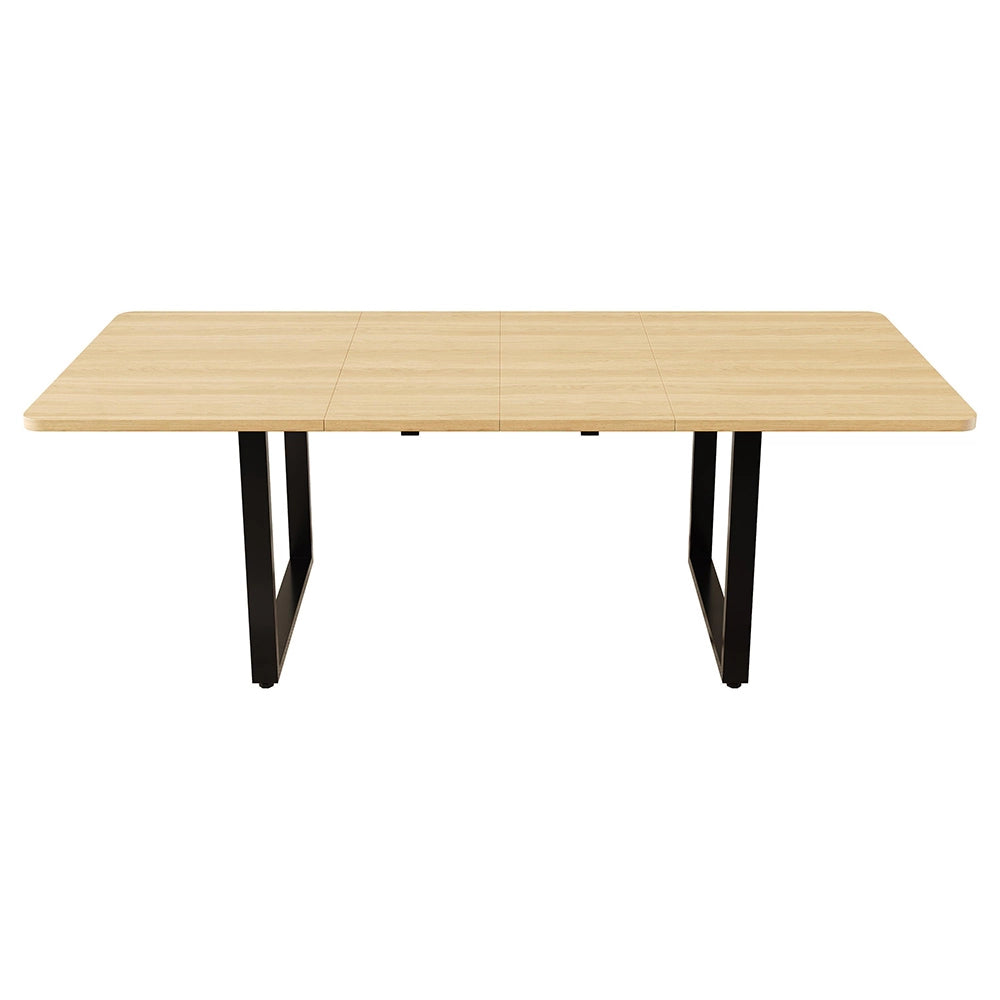 Tavolo allungabile a 3 lunghezze - Xylo - 140/180/220x90 cm - Colore quercia - Per 6-10 persone