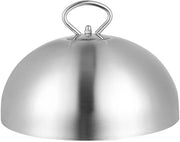 Coperchio RVS per Teppanyaki - 26cm - Ideale per Grill e Cucina - Dotato di Maniglia per Maggiore Comodità - Per Grillare e Cucinare - Copertura Perfetta per...