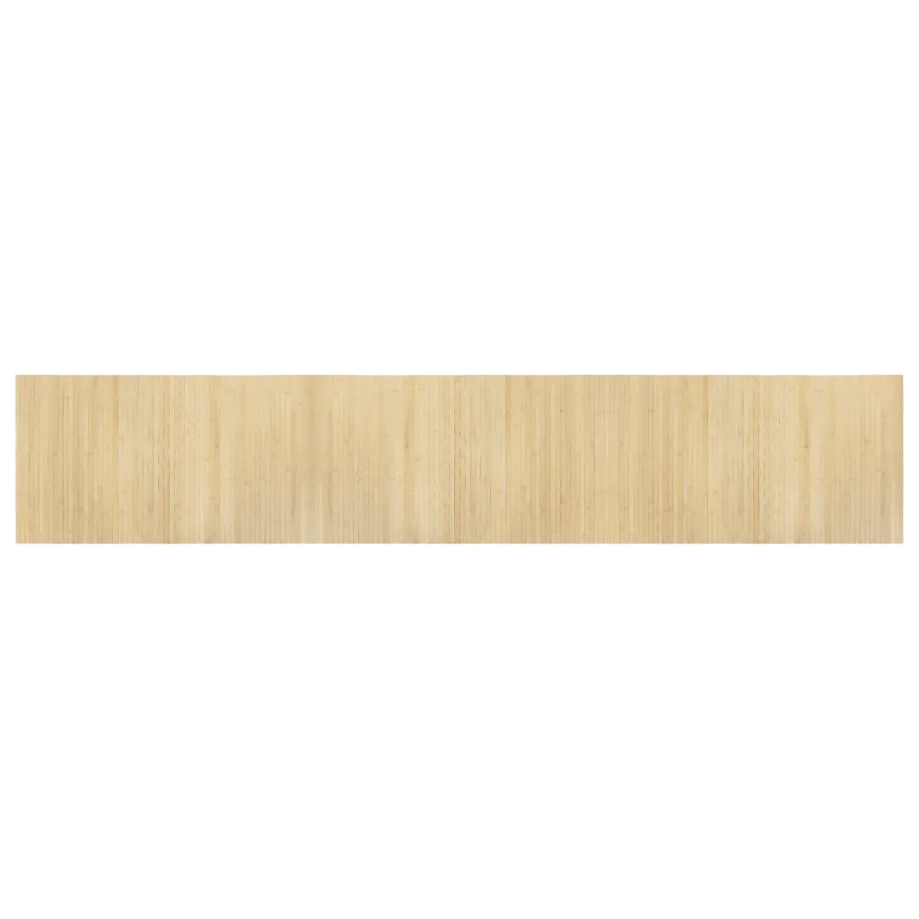 Tappeto Rettangolare Natura Chiaro 60x300 cm in BambÃ¹