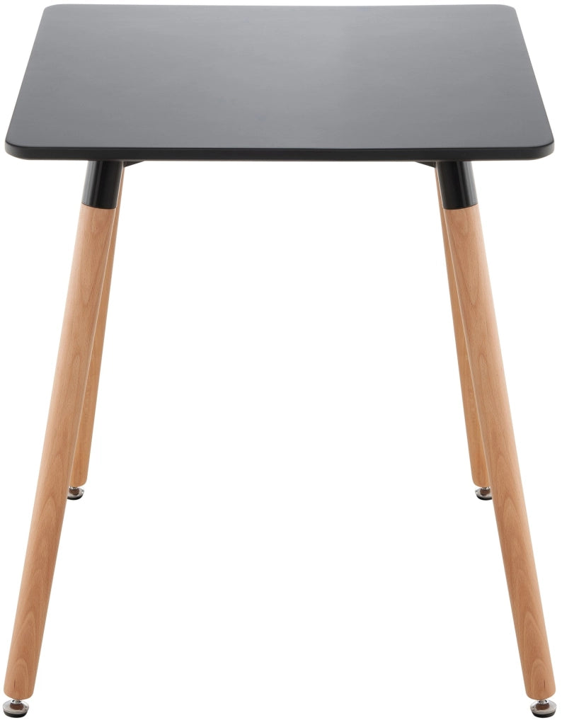 Tavolo Quadrato da Cucina Viborg nero,60 cm