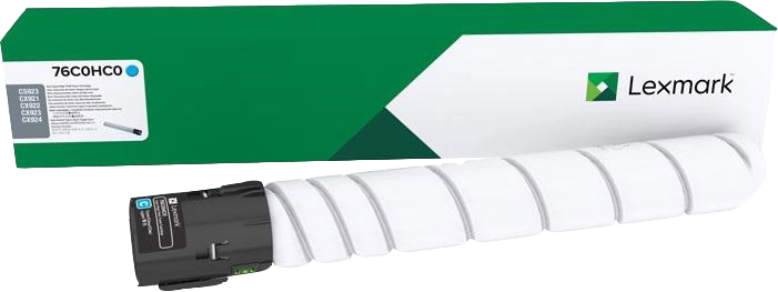 ORIGINAL Lexmark toner ciano 76C0HC0 CS923/CX921 ~34000 Seiten