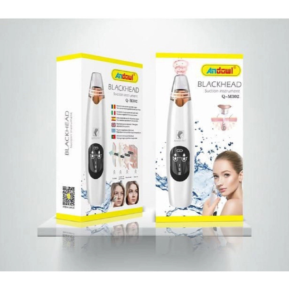 Trade Shop - Aspiratore Estrattore Dispositivo Per Pulizia Punti Neri Ricaricabile Usb Q-m302 -