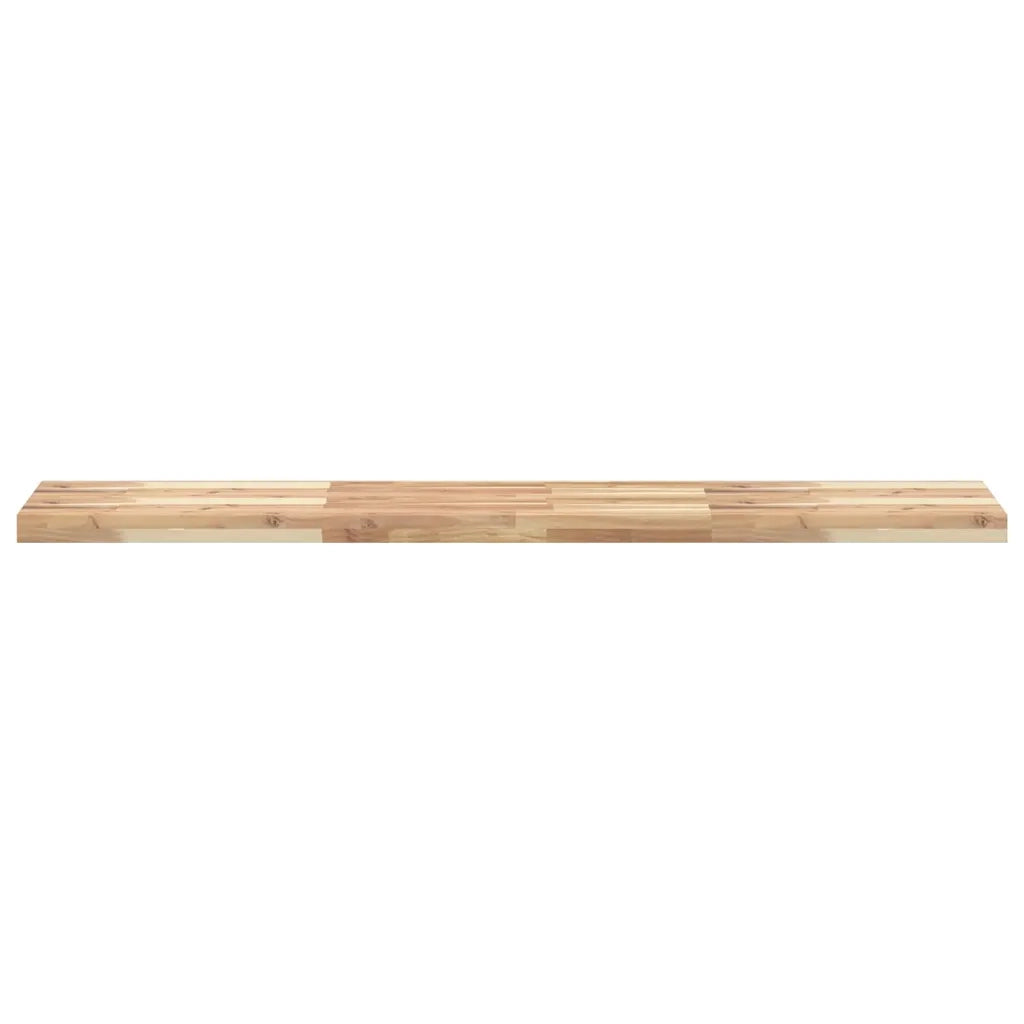 Mensole da Parete 2 pz 140x30x4 cm Legno Acacia Non Trattato 3279464