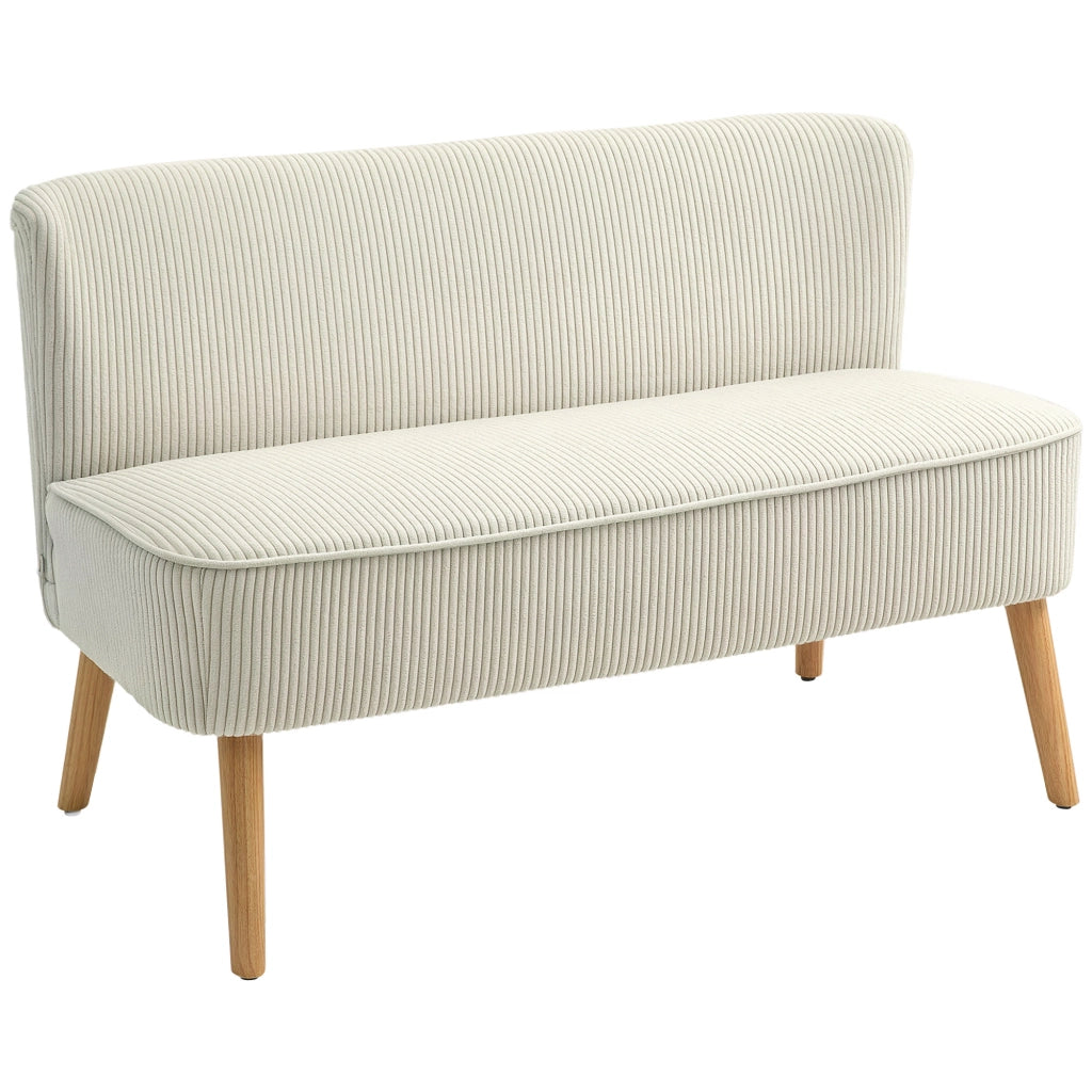 Divano 2 posti ¨C zephmum ¨C crema, 117x56.5x77 cm