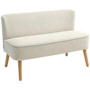 Divano 2 posti ¨C zephmum ¨C crema, 117x56.5x77 cm