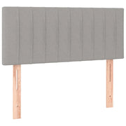 Testiera | Testata Grigio Chiaro 80x5x78/88 cm in Tessuto