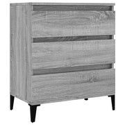 Buffet credenza cassettiera armadio mobile contenitore organizer cucina soggiorno salotto Sonoma 60 x 35 x 70 cm legno ingegnerizzato grigio 02_0036393