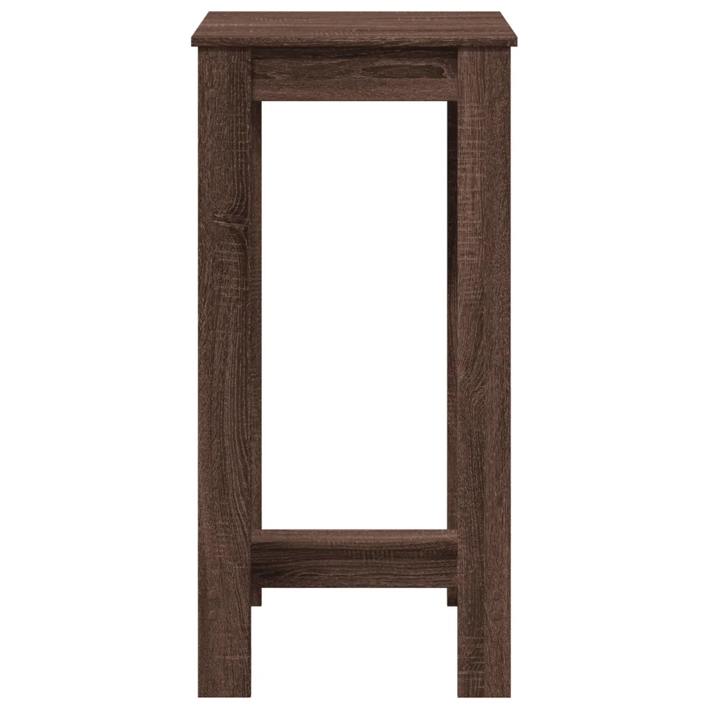 Tavolo da Bar Rovere Marrone 51x50x103,5 cm in Truciolato